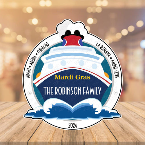 Carnival Cruise Stateroom Door Magnet | Custom Cabin Decor