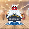 Personalized Disney Cruise Door Magnet - Halloween Theme | Custom Family Name & Ship
