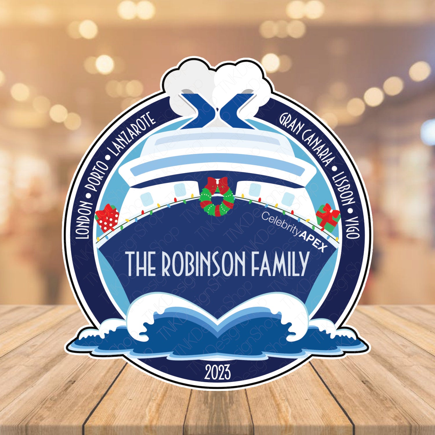 Personalized Celebrity Cruises Door Magnet | Custom Ship Decor