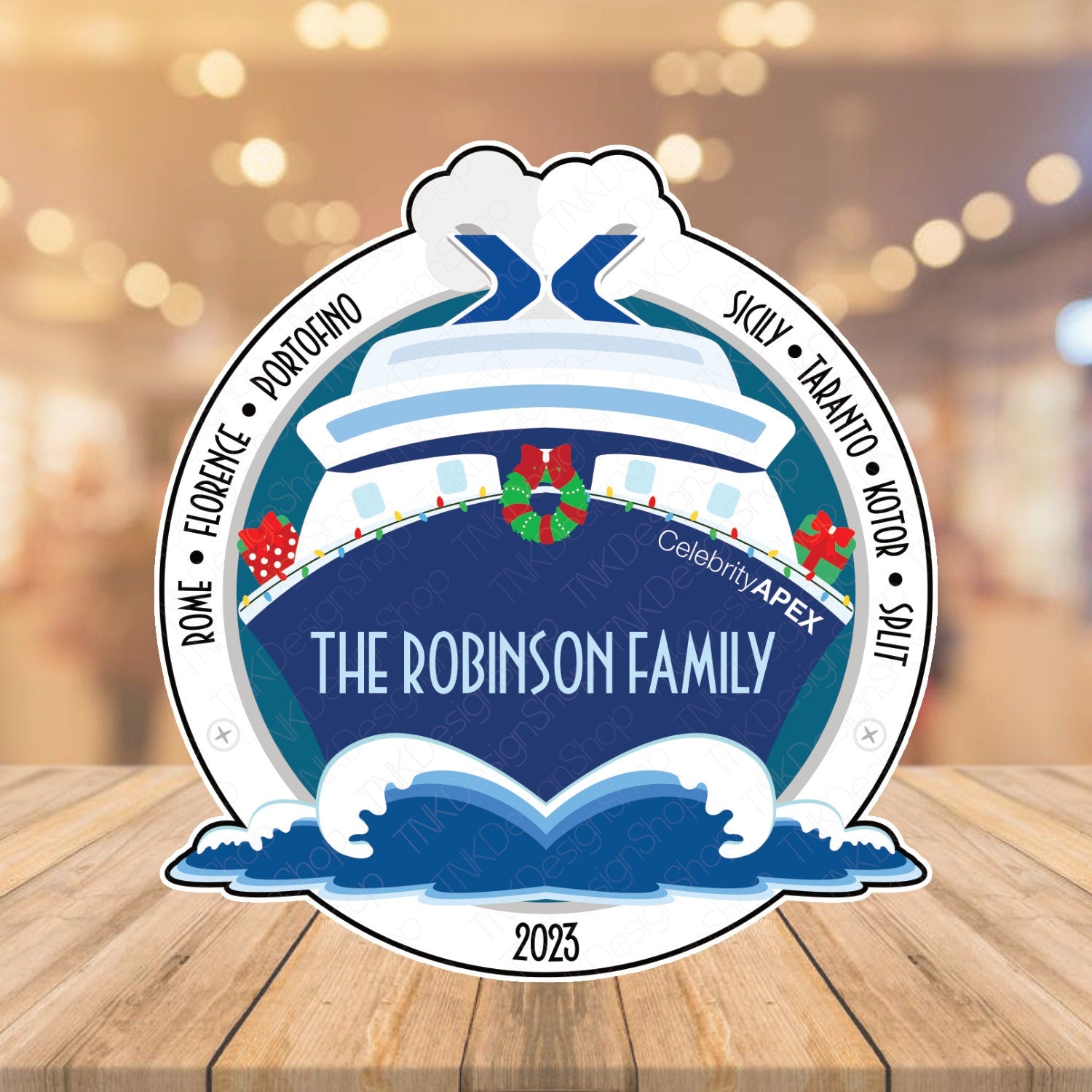 Personalized Celebrity Cruises Door Magnet | Custom Ship Decor