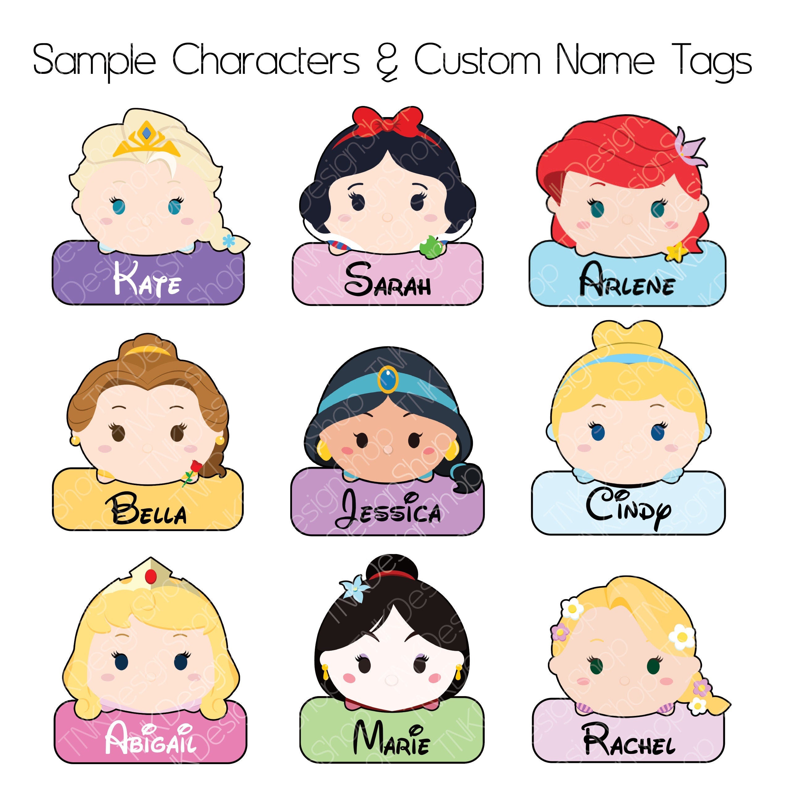 Personalized Disney Princess Cruise Stateroom Door Magnet