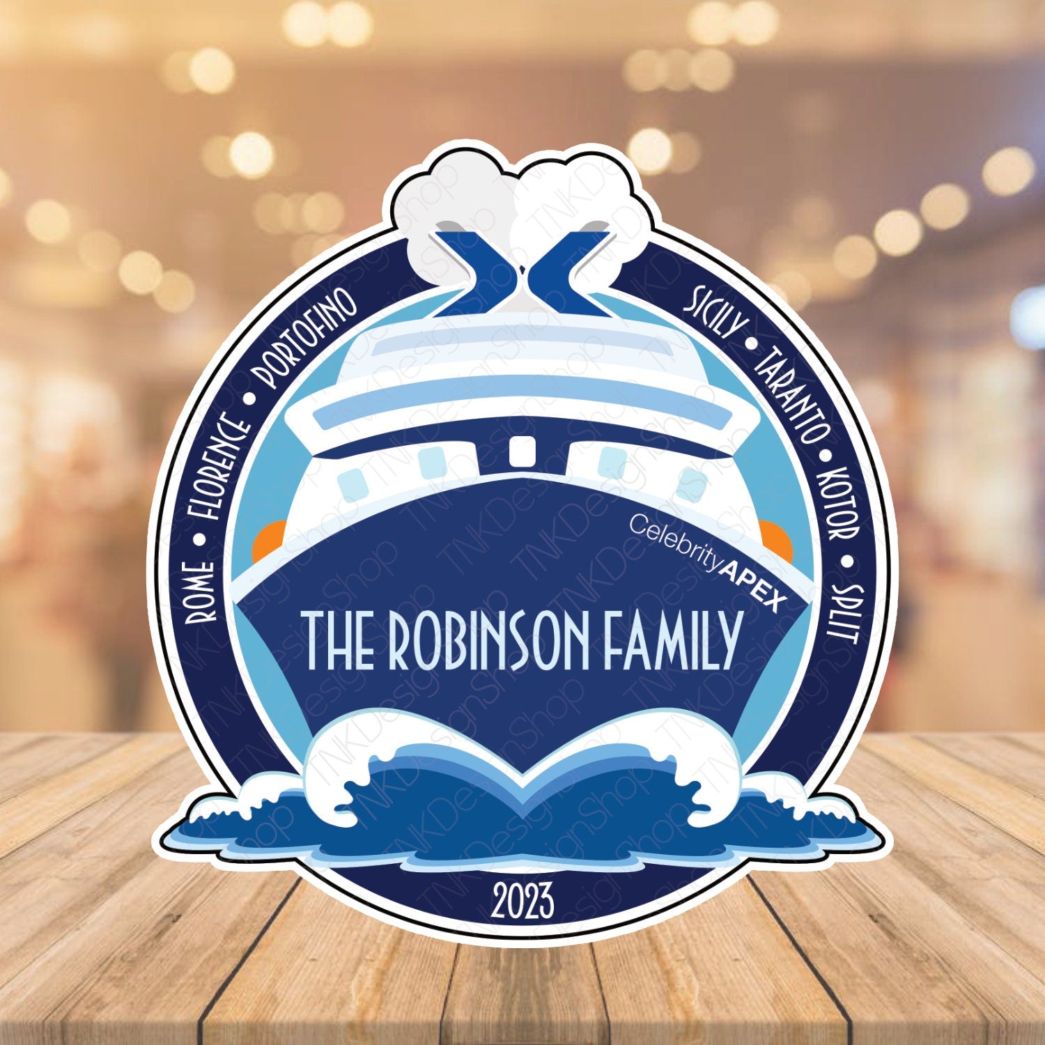 Personalized Celebrity Cruises Door Magnet | Custom Ship Decor