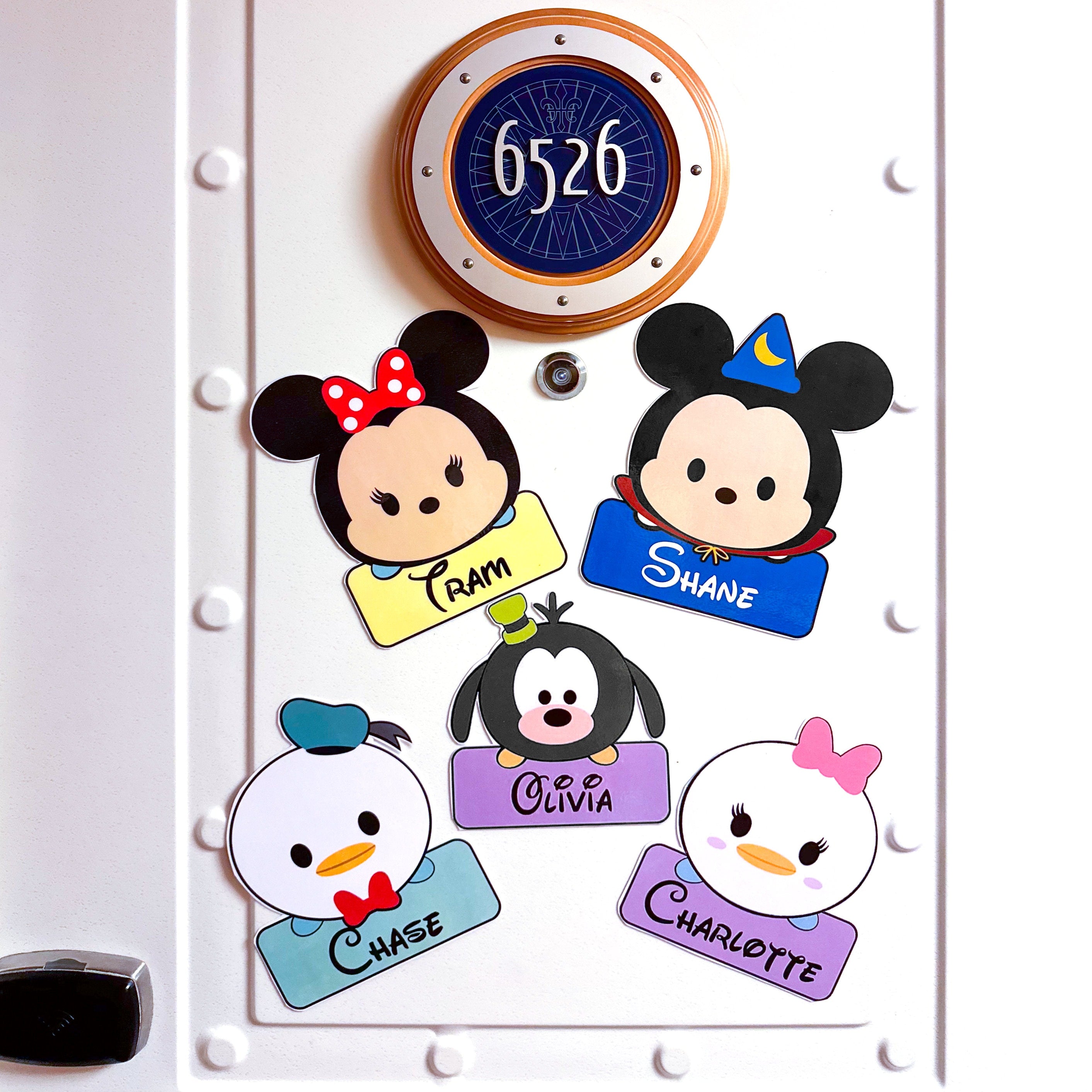 Personalized Disney Princess Cruise Stateroom Door Magnet