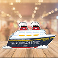 Personalized Disney Cruise Ship Door Magnet | Custom Family Name & Ship