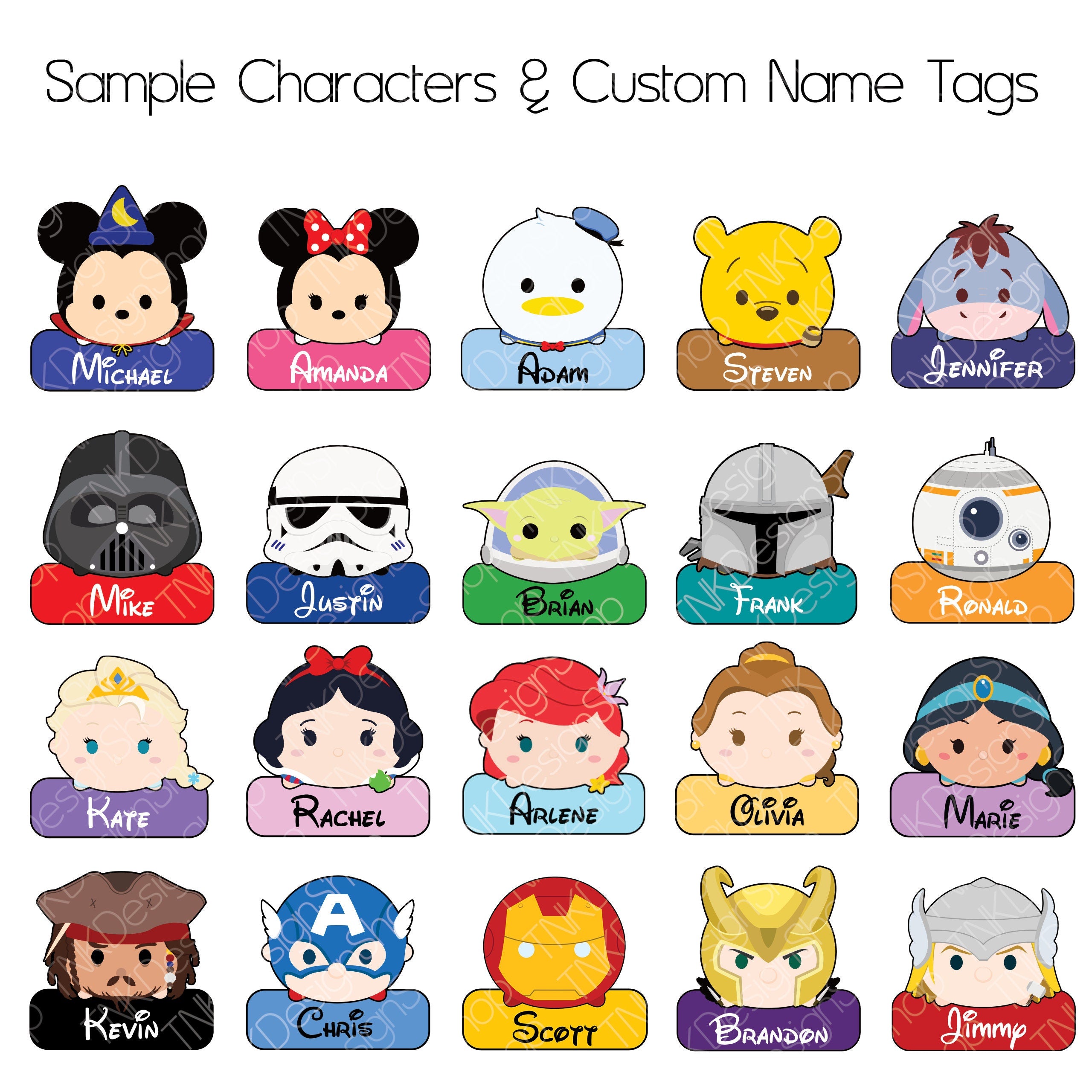Personalized Disney Character Cruise Stateroom Door Magnet