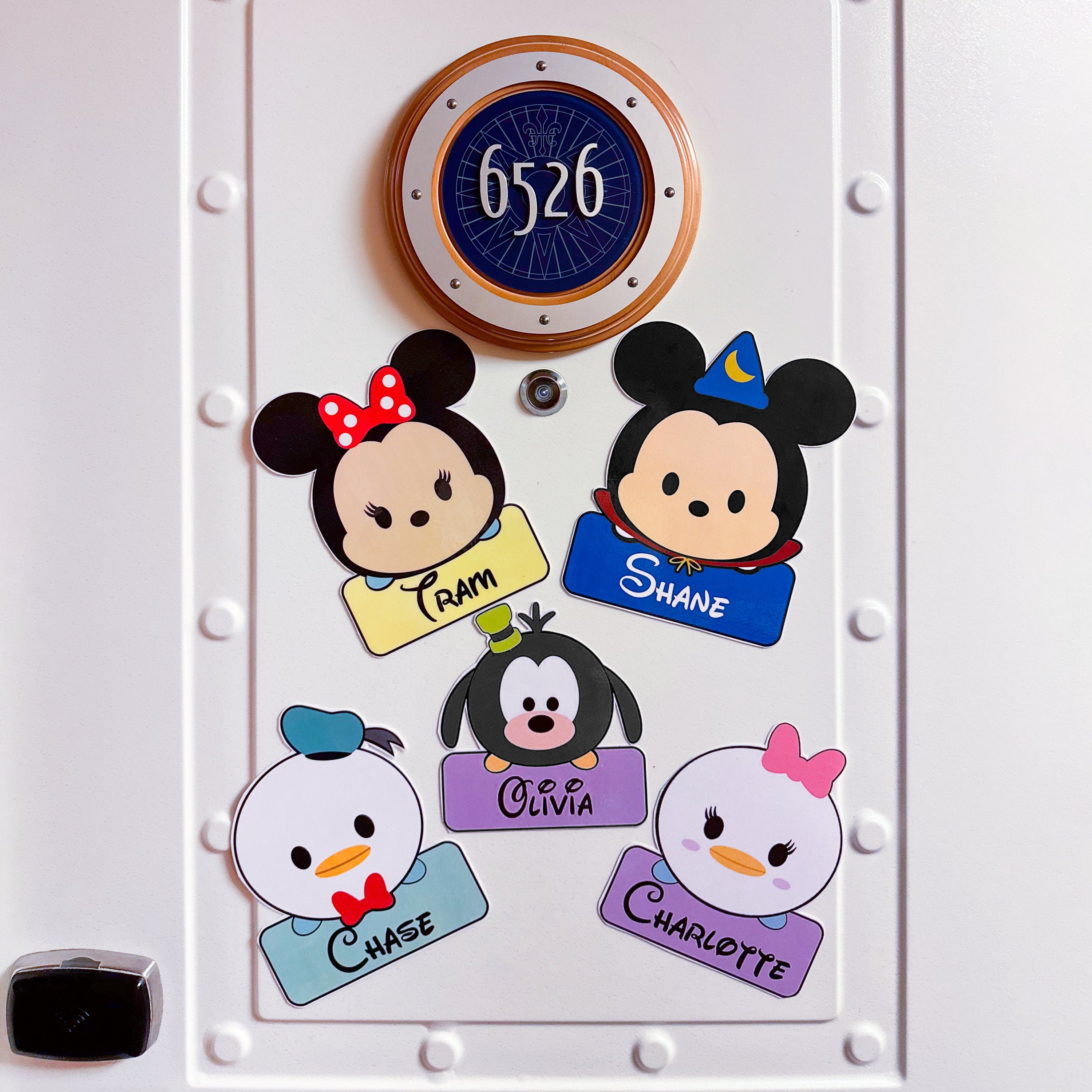 Personalized Disney Character Cruise Stateroom Door Magnet