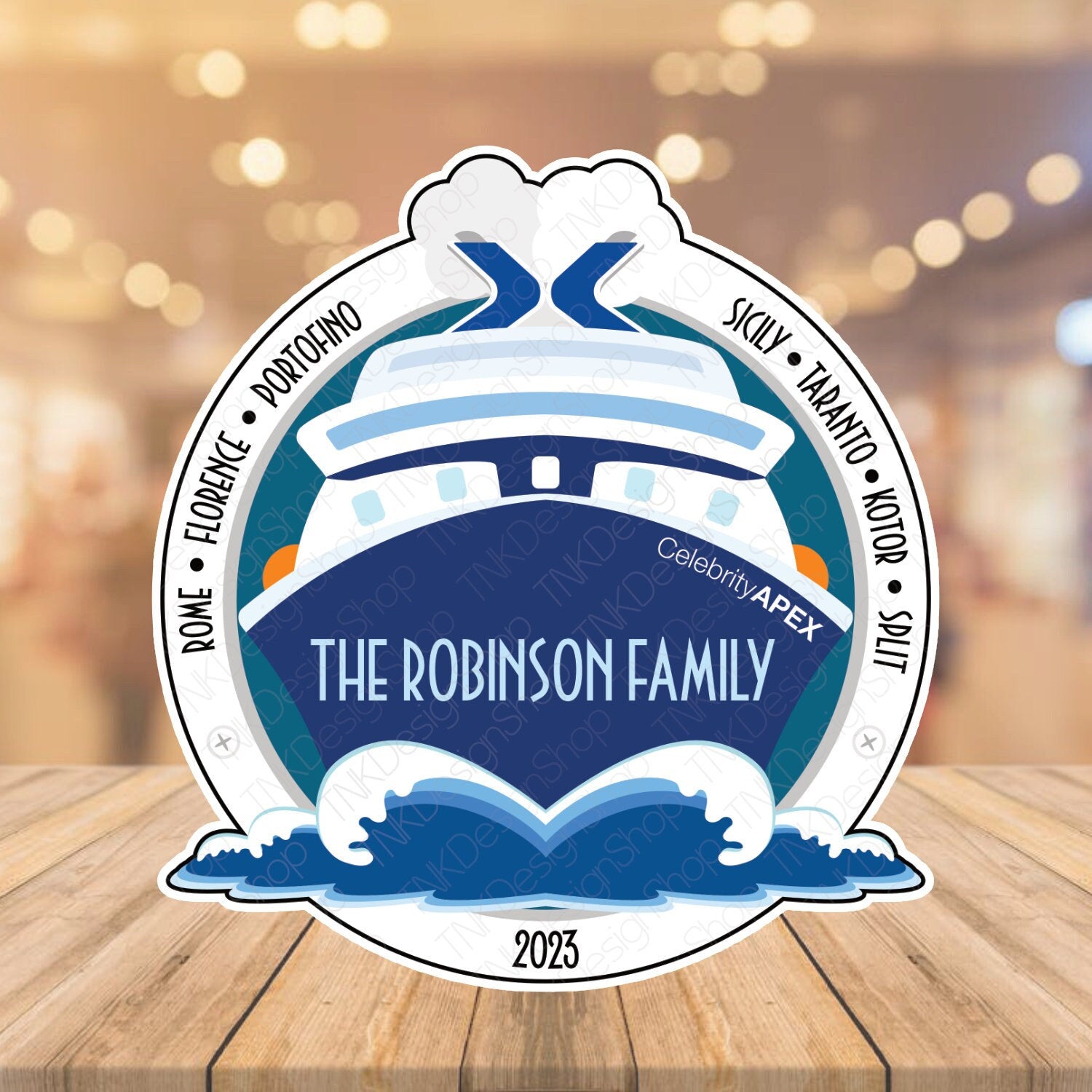 Personalized Celebrity Cruises Door Magnet | Custom Ship Decor