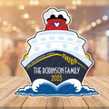 Personalized Disney Cruise Door Magnet | Custom Family Name & Ship